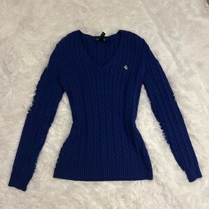 Ralph Lauren Royal Blue V-Neck Sweater